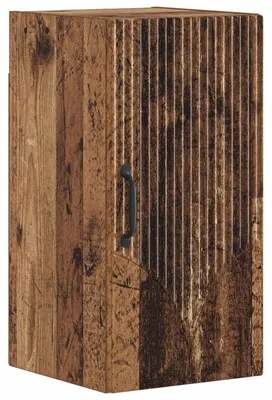 Image de vidaXL Armoire murale de salle de bain HOORN, bois de récupération, 30 x 31 x 59 cm