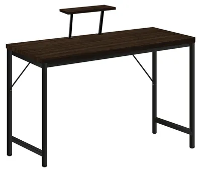 Produktbild von Großes Gaming-Schreibtisch mit Monitorständer und Metallrahmen