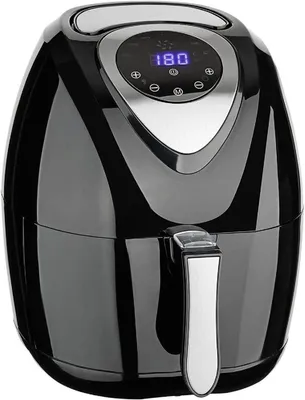 Produktbild von JUNG CUISINIER Airfryer Heißluftfritteuse 3,2L, Fritteuse 60 min Timer, 6 Programme, LED Display, 1400W, Friteuse, Heissluftfriteuse, 28,5x36,5x33,5cm