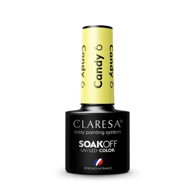 Zdjęcie produktu dla Claresa Soak Off UV/LED Candy Lakier hybrydowy 6, 5g
