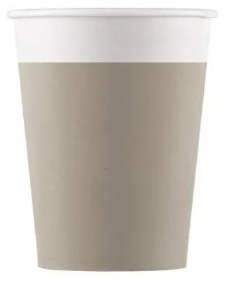 Produktbild von Pappbecher 200ml, tortora  8. Stk, kompostierbar