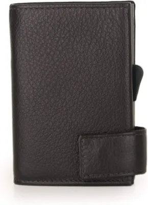 Produktbild von Geldbörse mit Kartenetui mit Münzfach Reißverschluss SLIM MINI-GELDBÖRSE MIT RFID-SCHUTZ HOCHWERTIGES ECHTLEDER-DESIGN FÜR DEN ALLTAG