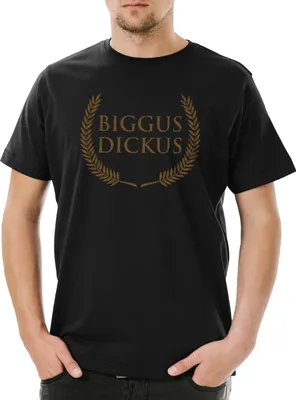 Produktbild von Urban Backwoods Biggus Dickus, Herren T-Shirt, Farbe: Schwarz, Größe: 5XL