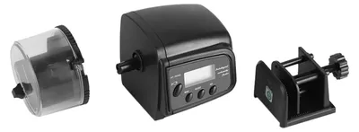Fischfutterautomat mit LCD-Timer, automatischer Aquarium-Futterspender