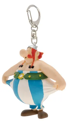 Produktbild von Plastoy Asterix Schlüsselanhänger Obelix mit leeren Hosentaschen 13 cm P60388