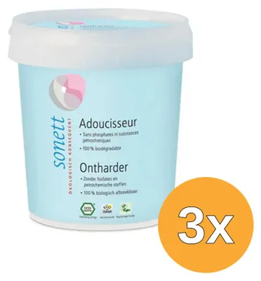 Produktbild von Sonett Enthärter für Waschmittelkonzentrat und Flüssigwaschmittel, 500 g, 3 Stück