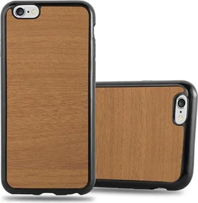 Produktbild von Cadorabo Handyhülle für Apple iPhone 6 / 6S in Braun Schutzhülle Hülle Etui Case Cover TPU Silikon