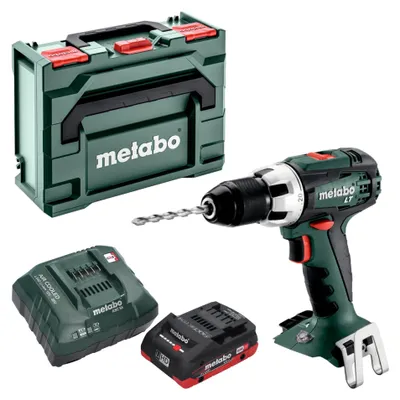 Image de Metabo BS 18 LT Perceuse-visseuse sans fil 18 V 60 Nm + 1x batterie LiHD 4,0 Ah + chargeur + metaBOX