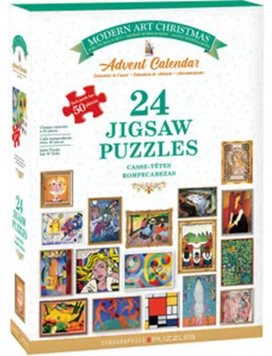 Produktbild von Eurographics Modern Fine Art Advent Calendar (24x50)
