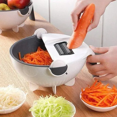Productafbeelding van 9-in-1 Groentesnijder en Mandoline - Multifunctionele Keukenaccessoires