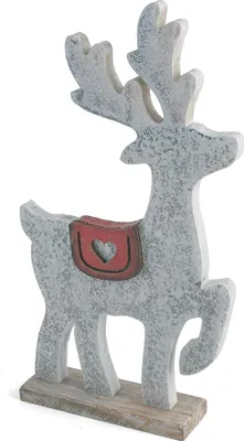 Obrázek produktu pro Barevný dřevěný sob H&H cm15x4x26