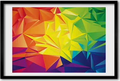 Produktbild von Bild 60x40 MDF-Rahmen, Wandkunst abstrakt