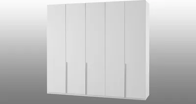 Produktbild von Kleiderschrank 5-türig New York A in Alpinweiß 225 cm