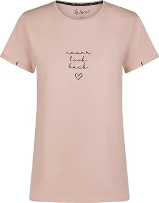 Produktbild von by Louise Damen kurzarm Shirts aus reiner Baumwolle – Mix & Match, Modisch, Bequem und sportlich für jeden Tag, Farbe:Rosa, Grösse:S