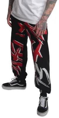Produktbild von Yakuza Herren Dantai Loose Jogginghose, Schwarz, S