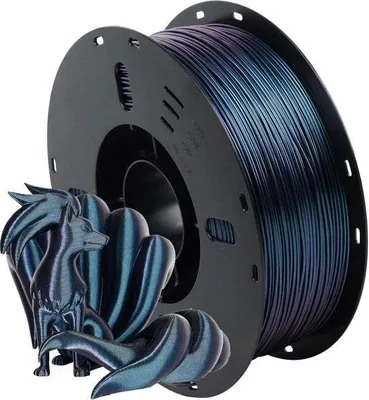 Produktbild von PETG-Druckfilament 1,75mm - Hochpräzise Farbwechsel- PETG - Vakuumverpackt - 1kg