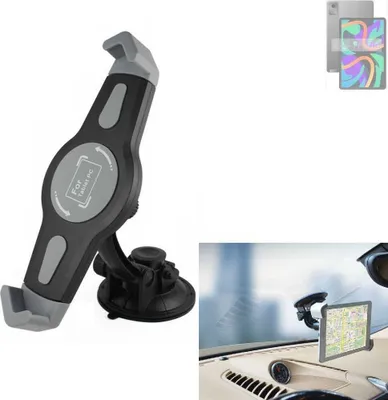 Produktbild von K-S-Trade Scheiben-Halterung für Tablets kompatibel mit Lenovo Xiaoxin Pad 2024 KFZ Tablet Saugnapf Auto Halterung Windschutzscheibe Holder Halter