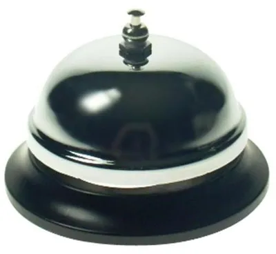 Productafbeelding van WEDO 624411 WEDO Tischglocke rund schwarz