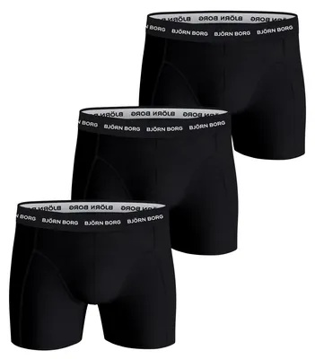 Produktbild von Bjorn Borg boxershorts Essential (3-pack), heren boxers normale lengte, zwart