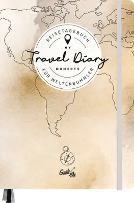 Produktbild von GuideMe Reisetagebuch Travel Diary "Weltkarte"