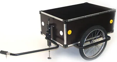 Produktbild von Roland Fahrradanhänger Jumbo Fietskar 175L 20 Zoll Unisex Schwarz