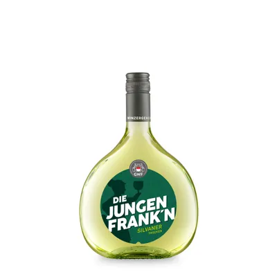 Produktbild von DIE JUNGEN FRANK´N Silvaner QbA trocken 0,75l