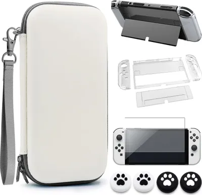Obrázek produktu pro INF Nintendo Switch OLED Sada pouzdra - Ochranné pouzdro EVA, stojan a kryty