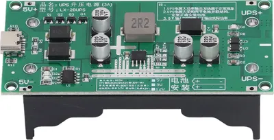 Produktbild von 15W 3A High Power UPS Batterie Boost Lademodul 18650 Lithium-Batterie Step Up Ladegerät Bord