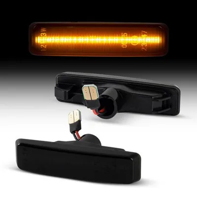 Produktbild von Seitenblinker 2x LED Blinker schwarz Smoke für BMW 5er E39 1995-2004