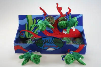Immagine prodotto di Portachiavi in peluche con tartaruga marina