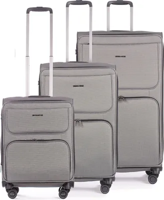 Produktbild von Stratic Bendigo Light + - Koffer-Set 3-teilig (S, M, L) - Silber