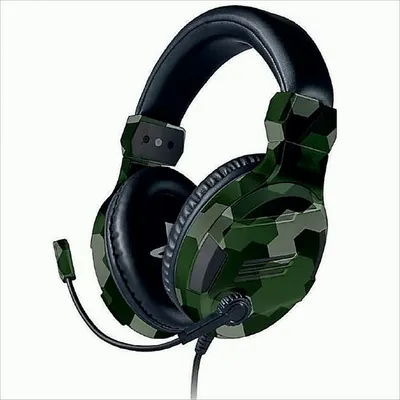 Produktbild von BigBen PS4 Stereo-Headset V3 (blau), Farbe:Camouflage