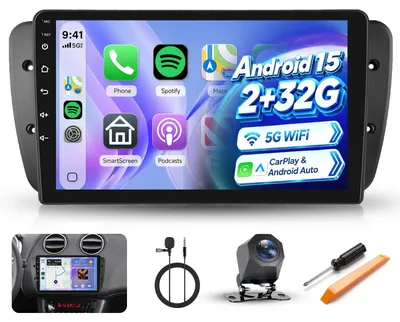 Productafbeelding van [2+32G] Carplay Android 11 Autoradio voor 2009-2013, 2 Din Autoradio