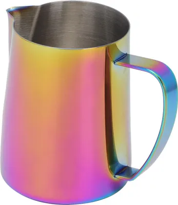 Obrázek produktu pro 600 ml nerezové oceli Titanize Coffee Pitcher mléko pěnění pohár džbán pro Latte ArtColorful