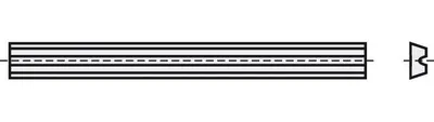 Immagine prodotto di BRÜCK HW-WP per pialla elettrica manuale 80,5 x 5,9 x 1,2 mm | 61310