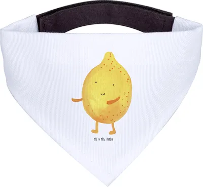 Produktbild von Mr. & Mrs. Panda Bandana Beste Freunde Zitrone - Weiß - Geschenk, Halstuch Für Hunde, Fehlende Keywords, Lustige Sprüche, Hund, Hals Tuch, Dreieckstuch