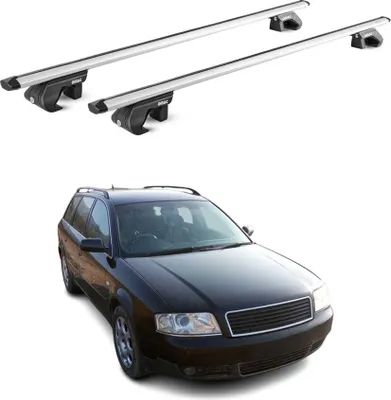 Produktbild von Dachträger Grundtäger für Audi A6 Allroad Avant 1994-2005 90kg Alu Silber 2x ABE