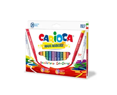 Image de Carioca Magic Markers Feutre extra-épais Multicolore 20 pcs(s)