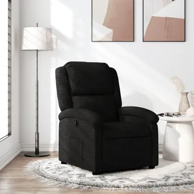 Image de Fauteuil réglable - Fauteuil inclinable - Fauteuil télé - Fauteuil relax - Noir - Fonction inclinable manuelle