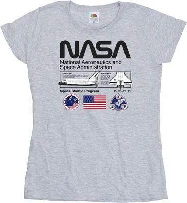 Produktbild von NASA - "Space Admin" T-Shirt für Damen BI44649 (XXL) (Grau)