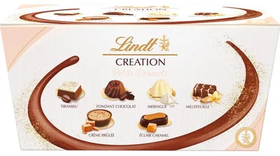 Produktbild von Lindt Creation Petits Desserts Chocolatés, 173 g – Feine Schokoladen-Kreationen