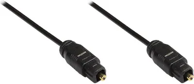 Produktbild von Anschlusskabel Toslink Stecker an Stecker, Ø 2,2mm, schwarz, 3m, Good Connections®