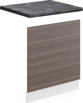 Produktbild von Frontblende Vicco R-Line Edelgrau 60 cm , AP Anthrazit, Model 46532