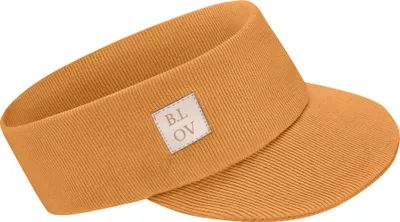 Produktbild von Bubalove | Kinder Stirnband mit Schirm | Karamell | 48-52 cm, Baseball Cap | Stirnbander | Kappe, handgenähtes Baumwollstirnband