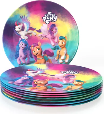 Produktbild von Papp-Teller My Little Pony 23cm 8 Stk Papierteller Partyteller Kindergeburtstag
