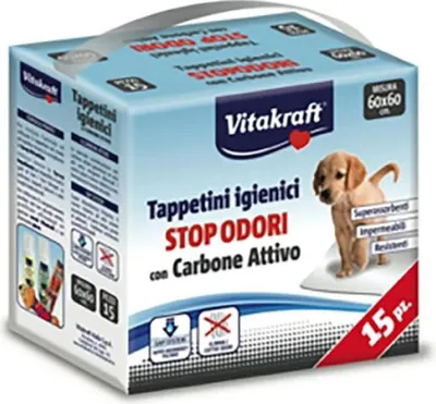 Produktbild von Vitakraft Absorbierende Pads Mit Aktivkohle Durchsichtig Durchsichtig One Size