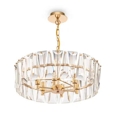 Produktbild von Maytoni  Kronleuchter Puntes 6x E14 excl. Gold aus Metall 60Wfür Küche, Schlafzimmer, Wohnzimmer, Esszimmer, Lobby