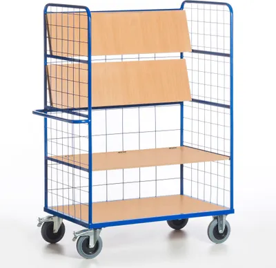 Produktbild von Rollcart Etagenwagen 08-7817 blau 120,0 x 80,0 x 188,0 cm