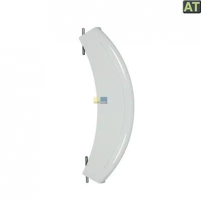 Image de Groupe BSH Poignée de porte BOSCH 00266751 Original blanc avec axes pour lave-linge