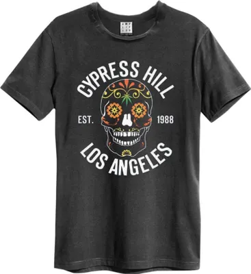 Produktbild von Amplified T-Shirt Herren Amplified Collection - Floral Skull charcoal S